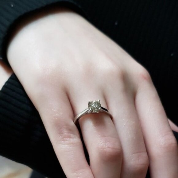 14Kt Gold 1.20 Ct Lab Grown Diamond Ring - Picture 8 of 9